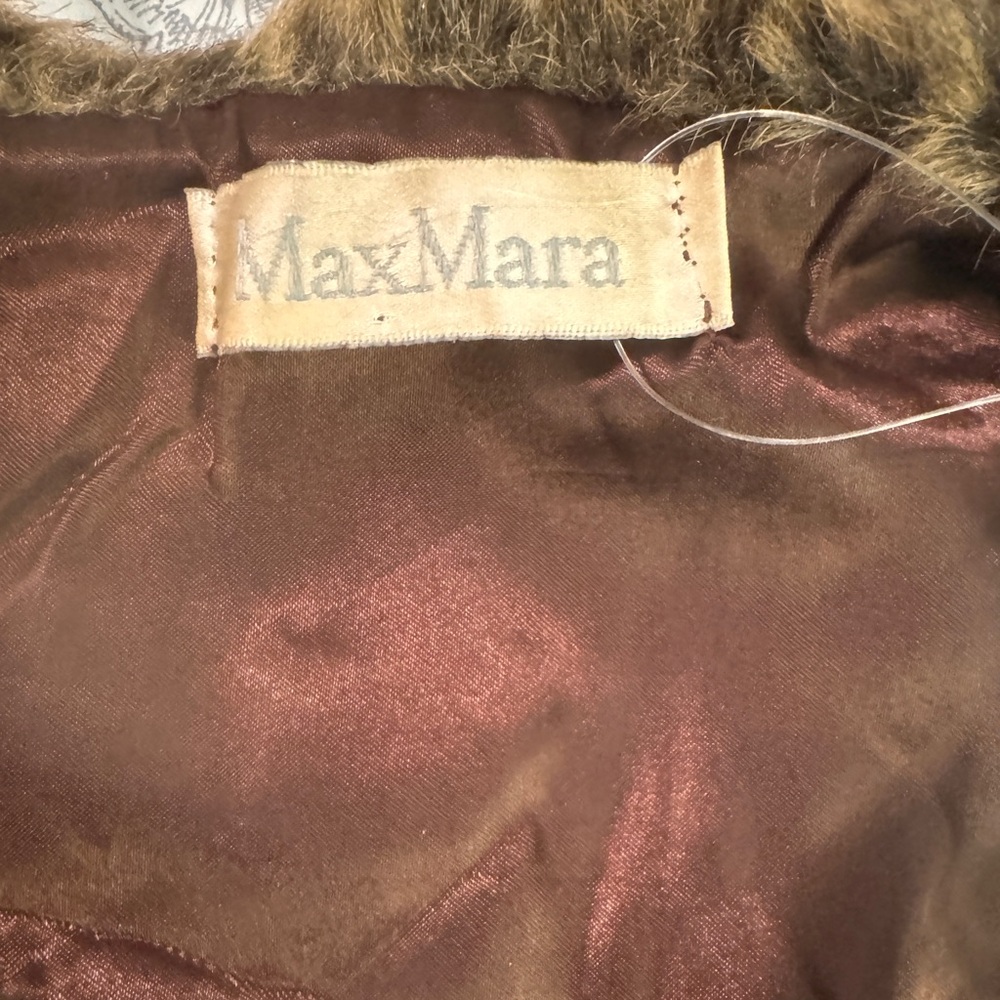 MAX MARA Fur Vest Bolero - Picture 5 of 9